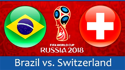 Brazil vs Switzerland World Cup starting line-ups