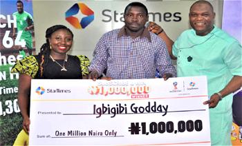 Electrician takes home N1m in StarTimes millionaire promo