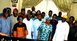 2019: Obasanjo holds secret talks with Yoruba leaders in Lagos (UPDATE)