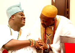 Ooni of Ife, traditional, religious leaders at Aso Rock