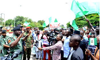 Delta youths protest lay off moves from surveillance jobs