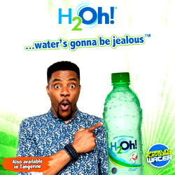Check out the exciting new ad featuring award winning  actress, Adesua Etomi and one of Nigeria’s fashion icon, Ebuka Obi-Uchendu –   Water’s Gonna Be Jealous of H2oh!