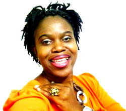 Aderonke Aina-Scott exhibits And She Persevered, other works