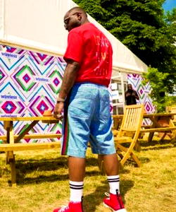 Davido pays tribute to late pal at London music Festival