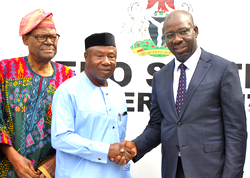 Obaseki urges small, medium scale businesses to approach ministry for support, guidance