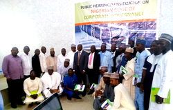FG holds public hearing on Nigerian code of corporate governance in Gombe