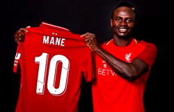 Sadio Mane to wear No. 10 for new season