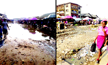 Traders lament deplorable state of Ngwa Road in Aba