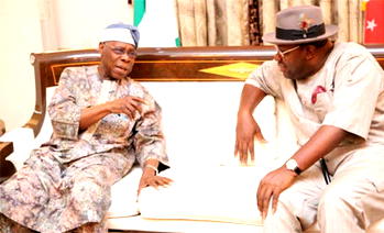 Obasanjo to Govs: Go, learn from Dickson if you want to do well