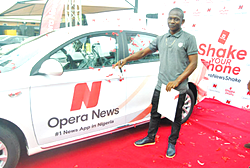 Opera News celebrate end of World Cup with car give-away