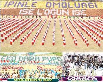 Calisthenics: Pomp, colours as 5,000 students showcase Bola Ige legacy