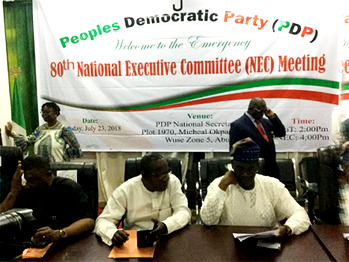 Watch PDP  80th NEC meeting live