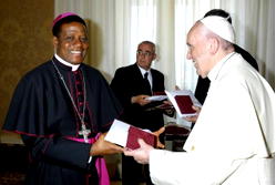 Catholic Bishop of Nsukka diocese Father Godfrey Onah clocks five