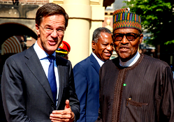 Buhari meets with Nigerian embassy staff, concludes visit to Netherlands