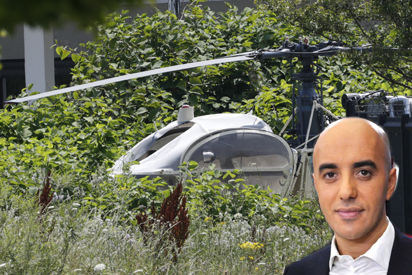 Notorious French gangster, Redoine Faid  in spectacular helicopter jailbreak