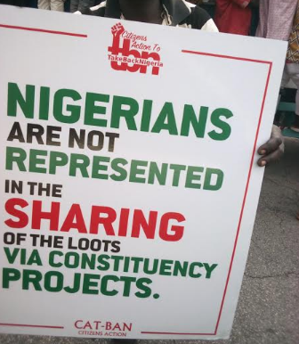 Breaking : Protesters storm NASS demanding proper representation