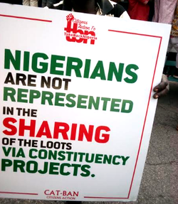 Breaking : Protesters storm NASS demanding proper representation