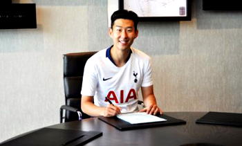 South Korea star Son signs new Tottenham deal