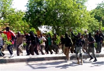Police protest: Unpaid armed security personnel, threat to society, TUC warns