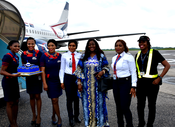 Air Peace all-female flight gets rousing ovation in Lagos, Abuja, Owerri