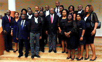 Photo: Anambra chief judge in a new photo with Ogbaru indigenous lawyers