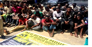 Lagos Police arrests 137 cultists, couple