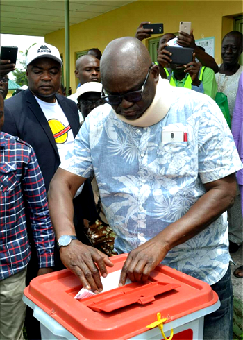 Ekiti election : Fayose, police trade words  over alleged compromise
