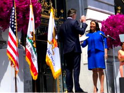 London Breed, San Francisco’s first black mayor sworn in