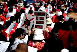 S. Korea women protest ‘spycam porn’ in mass rally