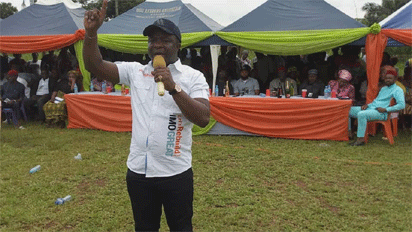 Jubilant crowd besiege venue as Tony Nwulu declares for Imo state Governor