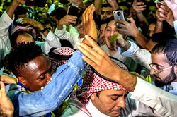 Al-Nassr supporters welcome Ahmed Musa to  Saudi Arabia