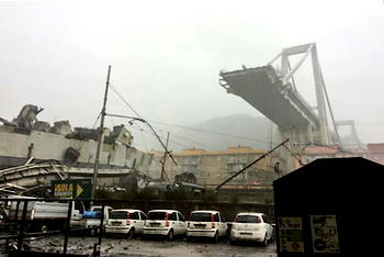 Many injured as Italy’s Genoa bridge, motorway viaduct collapses