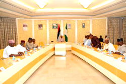 Photos: Buhari, Rochas Okorocha, others APC govs meeting
