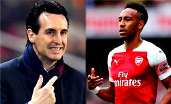 Emery backs misfiring Aubamenyang