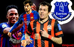 Everton completes triple deal for Mina, Andre Gomes and Bernard