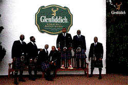 Nigeria nightlife enthusiasts explore Glenfiddich distillery in Scotland