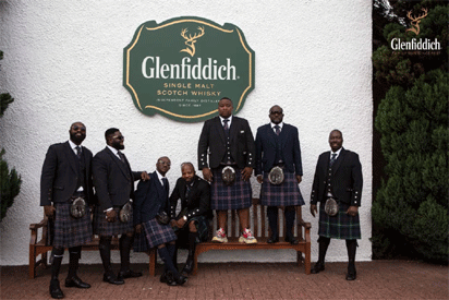 Nigeria nightlife enthusiasts explore Glenfiddich distillery in Scotland