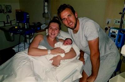 Spurs star Kane celebrates arrival of second child