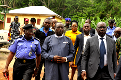 Obaseki visits victims of Igarra robbery, says police studying CCTV footage of attacks