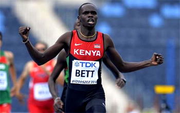 World 800m bronze medallist Bett suspended in doping row
