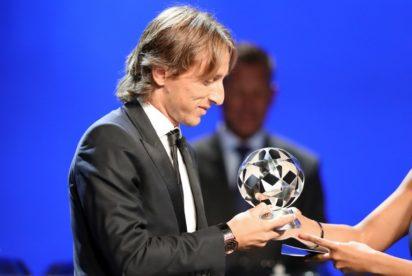 Croatia’s Luka Modric wins FIFA best player of the year award