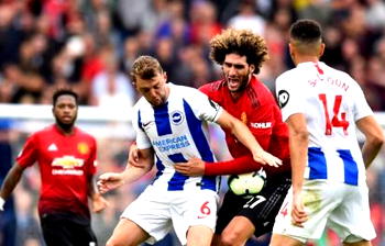 Brighton vs Man United :  Jose Mourinho sent back to the drawing table
