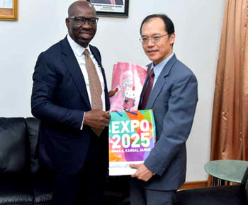 Obaseki meets Japanese Ambassador, firms up talks on devt. partnership
