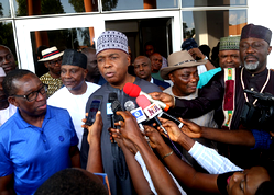Kwara Bye election simply between PDP,  security agents plus APC – Saraki