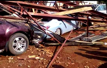 ASABA 2018: Athletes, spectators scamper for safety as overhead tank collapse