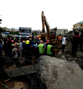 Abuja building collapse: Osinbajo visits scene, says rescue operation full-scale