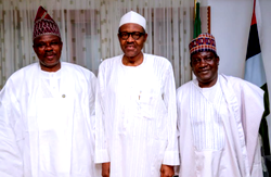 Amosun, Lalong, Kalu pay Sallah homage to Buhari in Daura