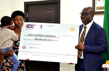 Obaseki presents N6m cheques to families of slain police officers