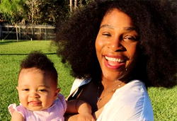 Serena says motherhood fuels fire