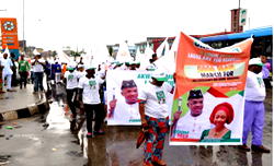 Akwa Ibom indigenes march for Udom in Lagos